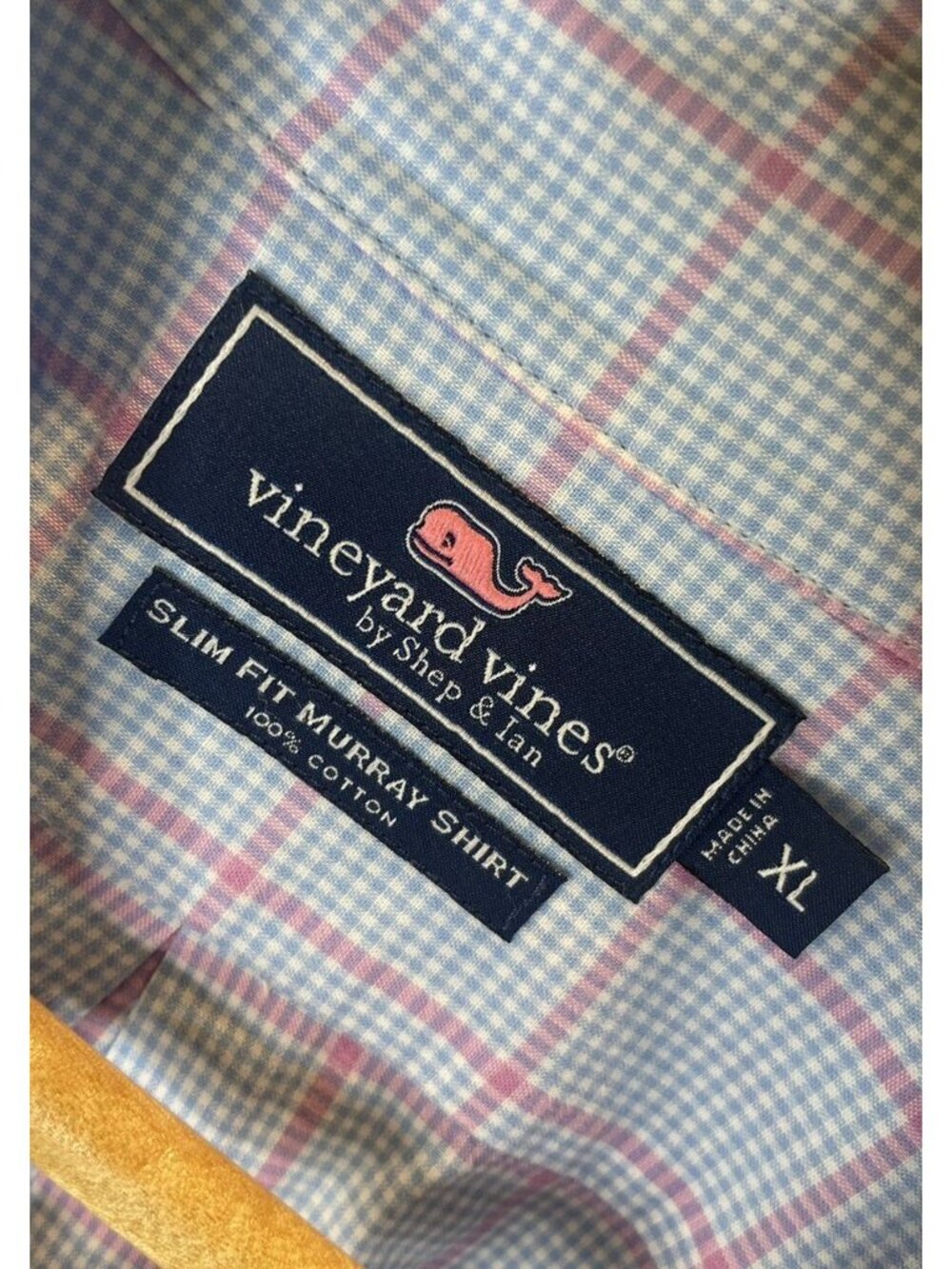 Vineyard Vines Mens Blue Slim Fit Murray Button Down Long Sleeve Shirt Size XL - Picture 4 of 8